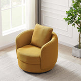 Dylan Gold Boucle Lounge Chair by Ashcroft Furniture at Eve Furniture