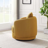 Dylan Gold Boucle Lounge Chair by Ashcroft Furniture at Eve Furniture