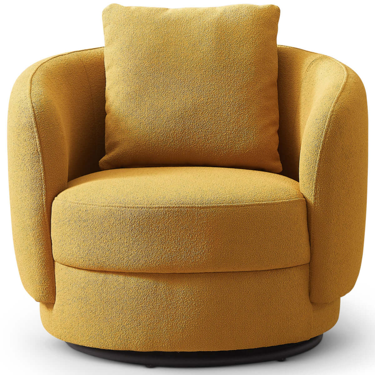 Dylan Gold Boucle Lounge Chair by Ashcroft Furniture at Eve Furniture