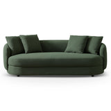 Dylan Modern French Olive Green Boucle Sofa by Ashcroft Furniture at Eve Furniture