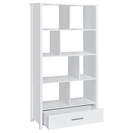 Dylan Rectangular 8-Shelf Bookcase by Coaster at Eve Furniture