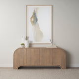 Dylan Small Textured Off White w/ Handles Ceramic Vase by Mercana at Eve Furniture