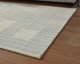 Dylanton Ivory/Blue Large Rug by Ashley at Eve Furniture
