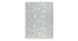 Dylanton Ivory/Blue Large Rug by Ashley at Eve Furniture