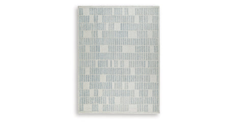 Dylanton Ivory/Blue Large Rug by Ashley at Eve Furniture