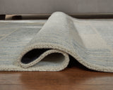 Dylanton Ivory/Blue Medium Rug by Ashley at Eve Furniture