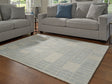 Dylanton Ivory/Blue Medium Rug by Ashley at Eve Furniture