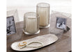 Dympna Silver Finish Accessory Set by Ashley at Eve Furniture
