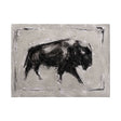 Dynamic Bison I by Ethan Harper a Hand Embellished Textured Canvas by Mercana at Eve Furniture
