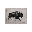 Dynamic Bison I by Ethan Harper a Hand Embellished Textured Canvas by Mercana at Eve Furniture