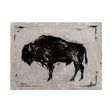 Dynamic Bison II by Ethan Harper a Hand Embellished Textured Canvas by Mercana at Eve Furniture
