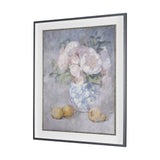 Dynasty Bloom I by Mercana Studio Hand-Embellished Textured Framed Artwork Matted under Glass by Mercana at Eve Furniture