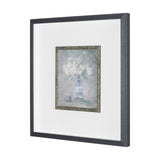 Dynasty Bloom III by Mercana Studio Hand-Embellished Textured Framed Artwork Matted under Glass by Mercana at Eve Furniture