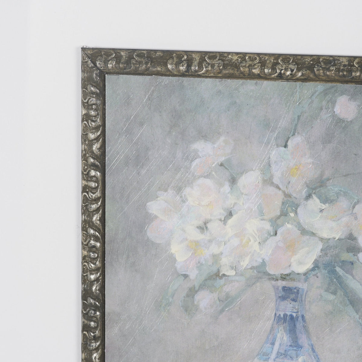 Dynasty Bloom III by Mercana Studio Hand-Embellished Textured Framed Artwork Matted under Glass by Mercana at Eve Furniture