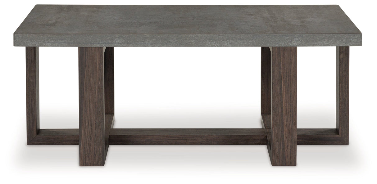 Dynnford Gray/Brown Table (Set of 3)