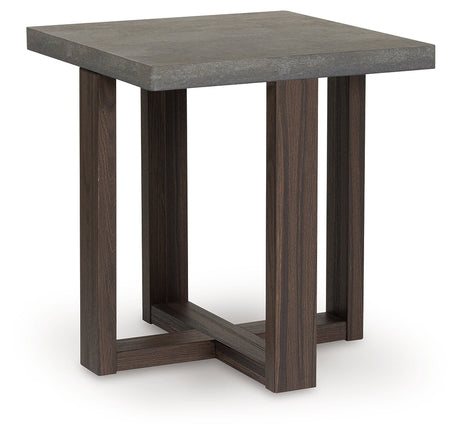 Dynnford Gray/Brown Table (Set of 3) by Ashley at Eve Furniture