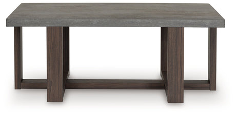 Dynnford Gray/Brown Table (Set of 3) by Ashley at Eve Furniture