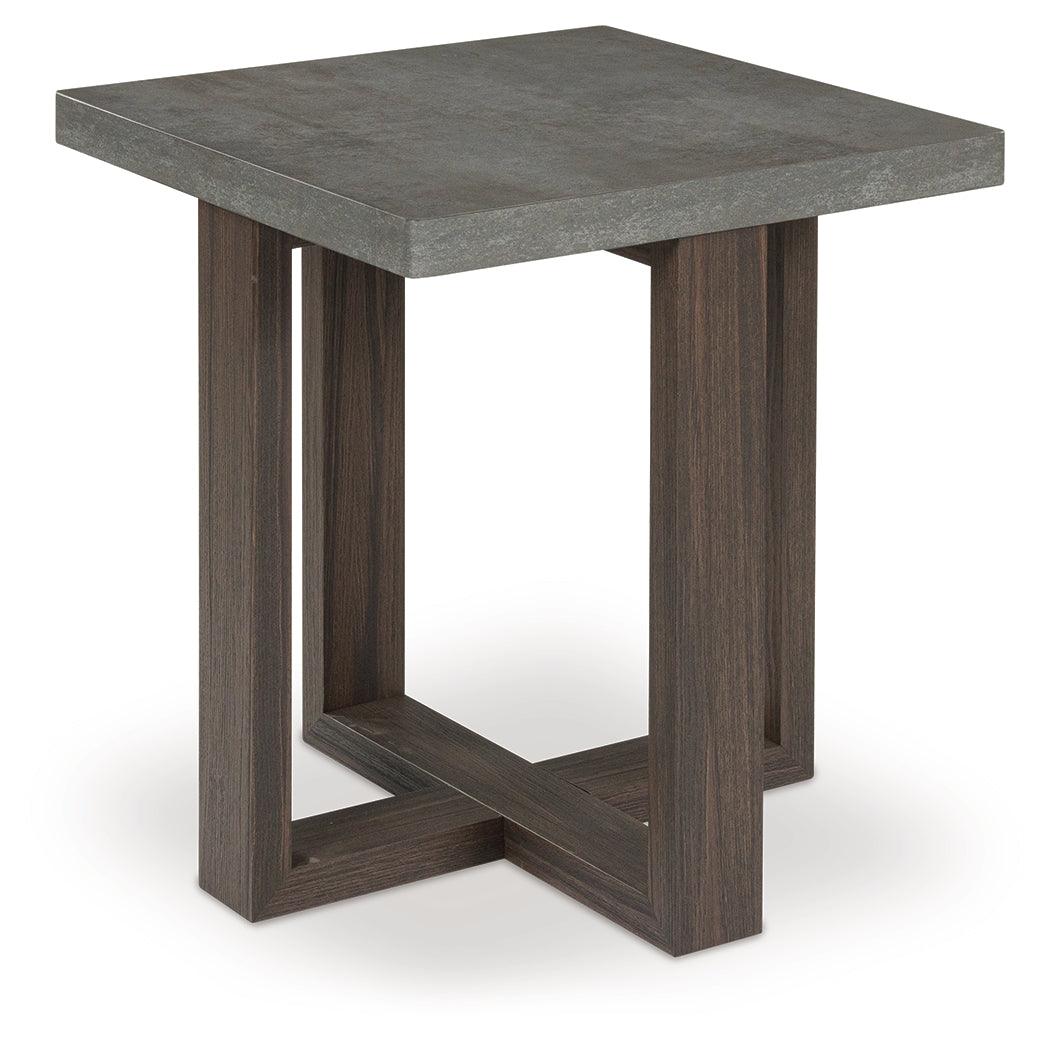 Dynnford Gray/Brown Table (Set of 3) by Ashley at Eve Furniture