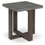 Dynnford Gray/Brown Table (Set of 3) by Ashley at Eve Furniture