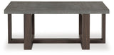 Dynnford Gray/Brown Table (Set of 3) by Ashley at Eve Furniture