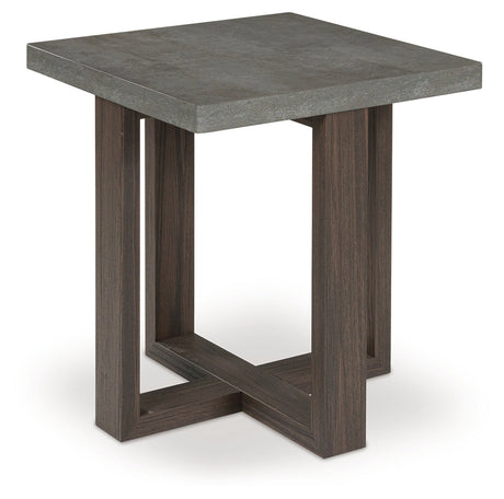 Dynnford Gray/Brown Table (Set of 3) by Ashley at Eve Furniture