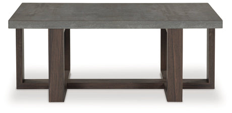 Dynnford Gray/Brown Table (Set of 3) by Ashley at Eve Furniture