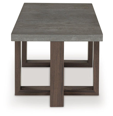 Dynnford Gray/Brown Table (Set of 3) by Ashley at Eve Furniture