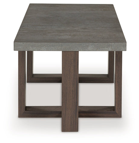 Dynnford Gray/Brown Table (Set of 3) by Ashley at Eve Furniture