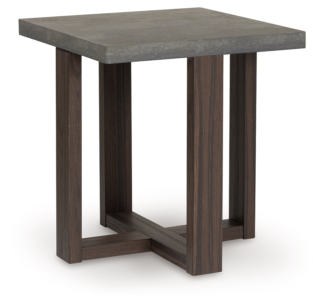 Dynnford Gray/Brown Table (Set of 3) by ASHLEY FURNITURE at Eve Furniture