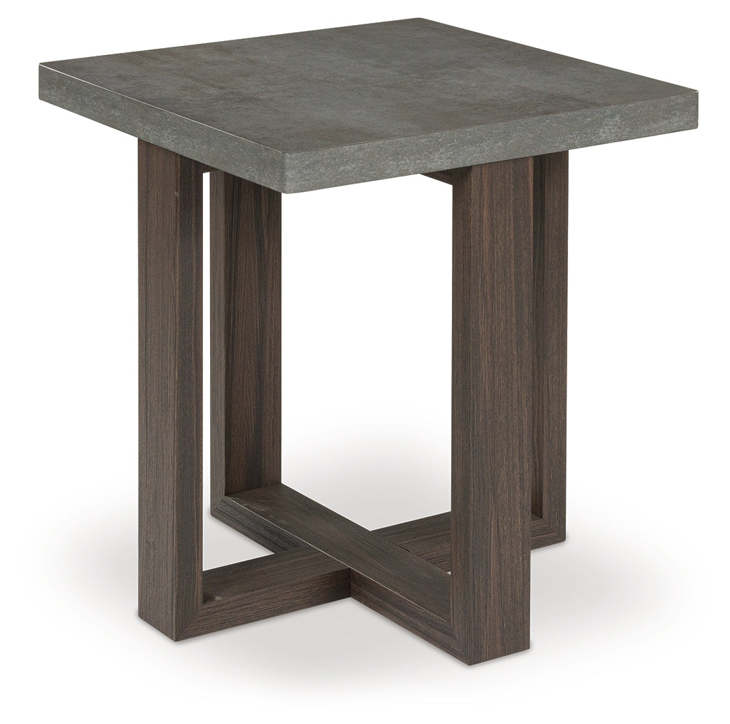 Dynnford Gray/Brown Table (Set of 3) by ASHLEY FURNITURE at Eve Furniture