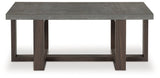 Dynnford Gray/Brown Table (Set of 3) by ASHLEY FURNITURE at Eve Furniture