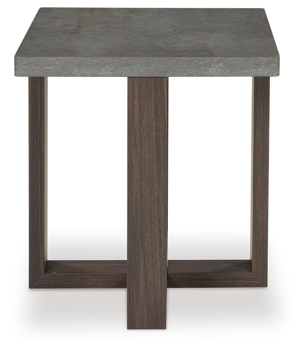 Dynnford Gray/Brown Table (Set of 3) by ASHLEY FURNITURE at Eve Furniture