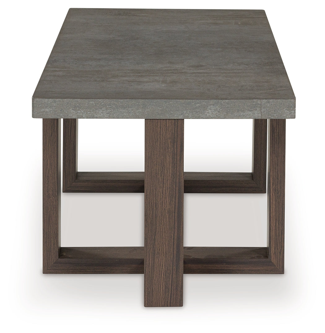 Dynnford Gray/Brown Table (Set of 3) by ASHLEY FURNITURE at Eve Furniture