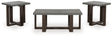 Dynnford Gray/Brown Table (Set of 3) by ASHLEY FURNITURE at Eve Furniture