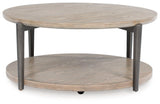 Dyonton Light Grayish Brown Coffee Table by Ashley at Eve Furniture
