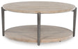 Dyonton Light Grayish Brown Coffee Table by Ashley at Eve Furniture