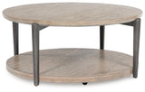 Dyonton Light Grayish Brown Coffee Table by Ashley at Eve Furniture