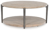 Dyonton Light Grayish Brown Coffee Table