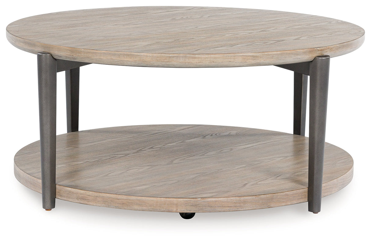 Dyonton Light Grayish Brown Coffee Table