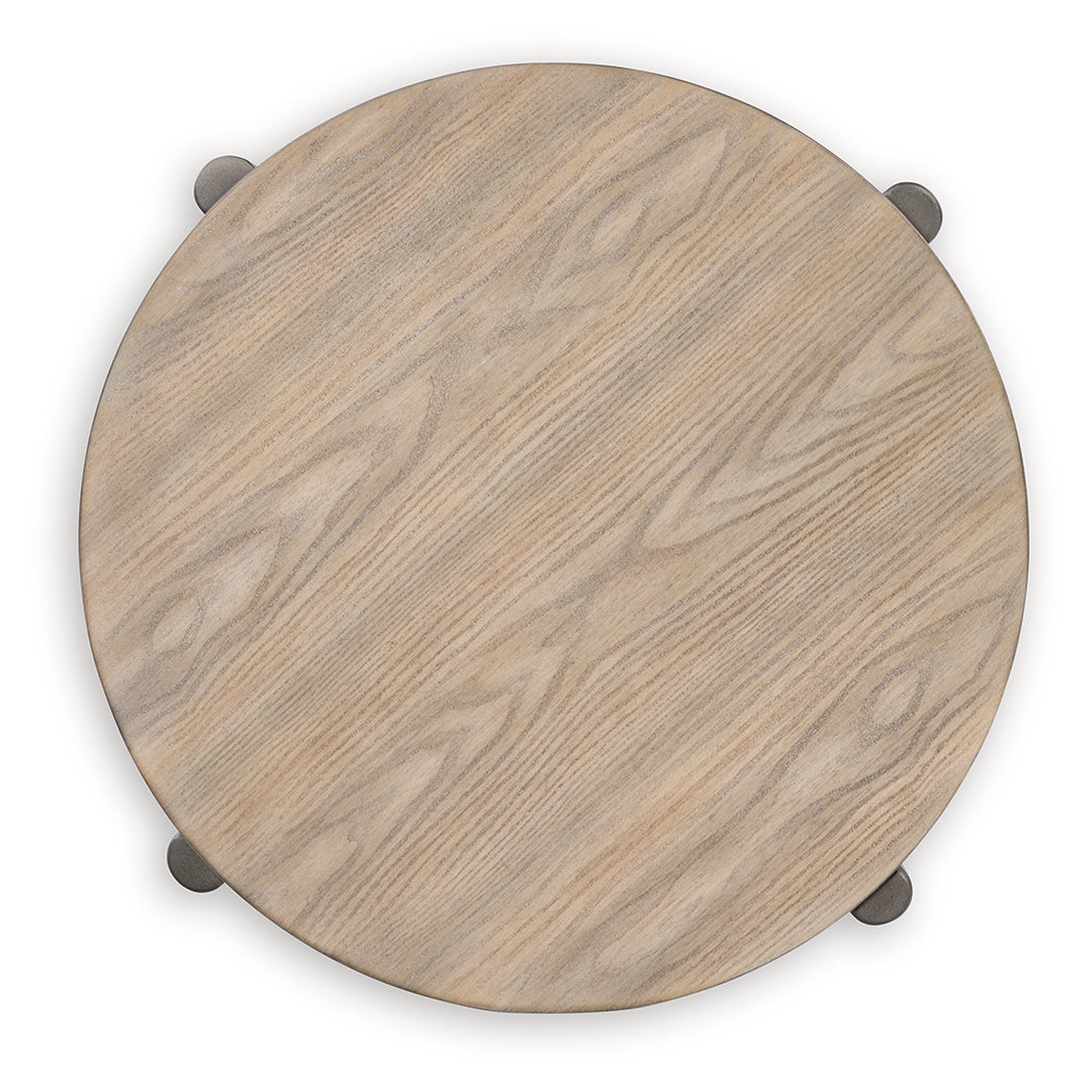 Dyonton Light Grayish Brown End Table by Ashley at Eve Furniture
