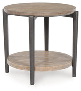 Dyonton Light Grayish Brown End Table by Ashley at Eve Furniture