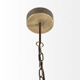 Dyson I Black Metal Triangular Orb Pendant Light by Mercana at Eve Furniture