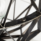 Dyson I Black Metal Triangular Orb Pendant Light by Mercana at Eve Furniture