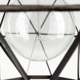Dyson I Black Metal Triangular Orb Pendant Light by Mercana at Eve Furniture