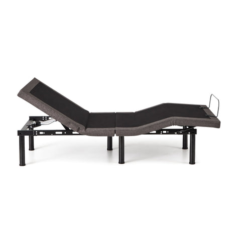 E455 Charcoal Split Cal King Adjustable Bed Base by Malouf at Eve Furniture