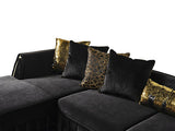 Sicilya Sectional (Black)