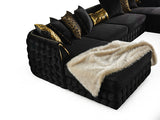 Sicilya Sectional (Black)