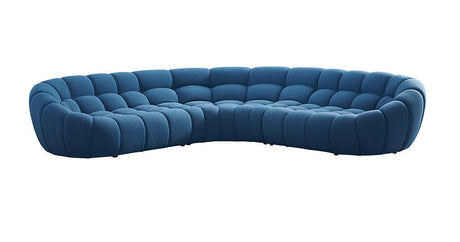 MI-2126B Bubbles Blue Sectional