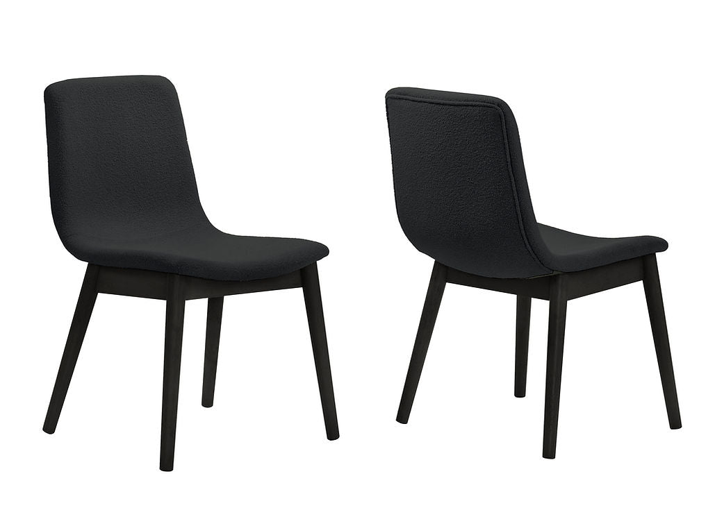 Dorri Black 7-Piece Dining Room Set by New Era Innovations at Eve Furniture