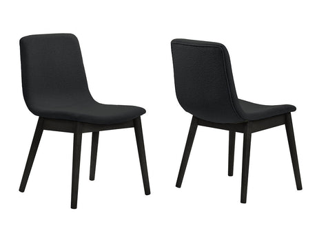 Dorri Black 7-Piece Dining Room Set by New Era Innovations at Eve Furniture